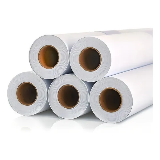 Papel Sulfite Para Plotter 914mm X 50m 75g 2p - 5 Bobinas Cor Branco