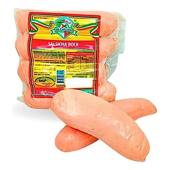 Salsicha Tipo Bock 450g - Fabricação Di Callani