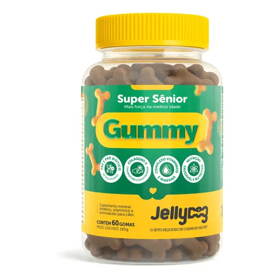 Colágeno Tipo2 Suplemento Super Senior Jellydog 180g 60u