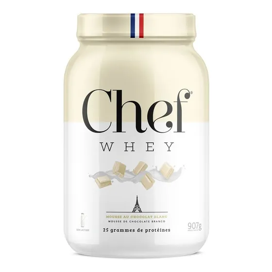 Suplemento Em Pó Whey Chef Proteína De Whey Protein Chocolate Branco
