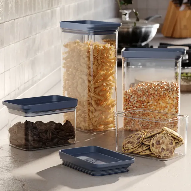 Potes Herméticos e Organizadores de Geladeira - Electrolux - Kit 6