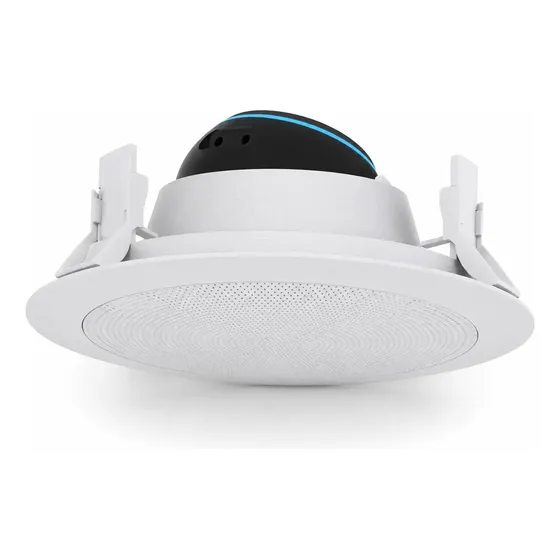 Arandela Suporte Embutir Teto Linha Lux Alexa Echo Dot 4 E 5 Cor Branco
