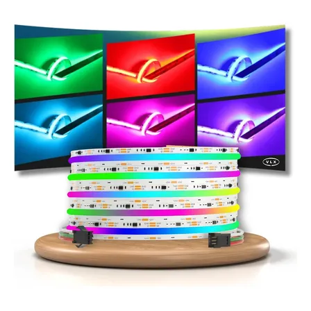 Led Digital Cob Ws2811 Para Perfil Alto Brilho Vlx Rgb 12v