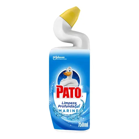 Desodorizador De Vaso Sanitario Pato Limpador Gel Desinfetante Marine 750ml