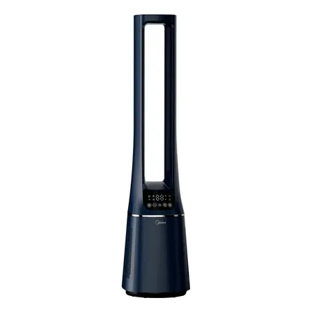 Ventilador de torre midea vtb180a3 smart air bladeless estrutura azul-escuro