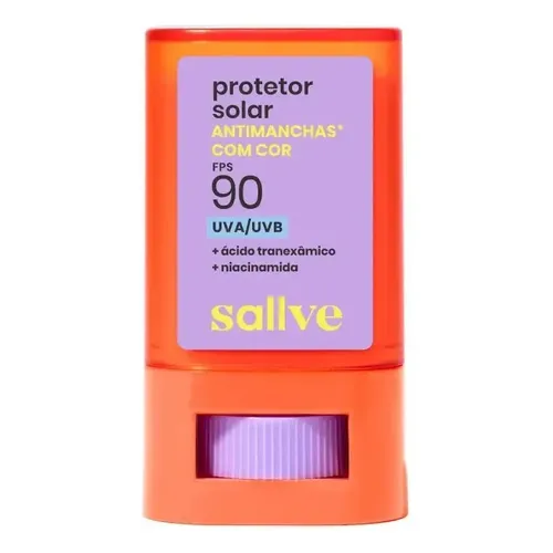 Protetor solar em bastão antimanchas 90FPS Sallve