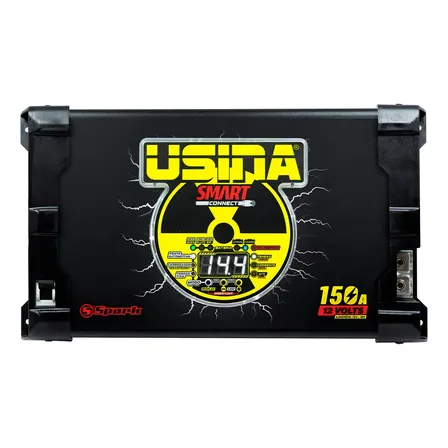 Fonte Automotiva Usina Smart Connect 150a 12v 1875w Bivolt Preto