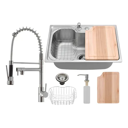 Cuba Cozinha Gourmet Aço Inox Tábua C/ Torneira Extensor Cor Prata