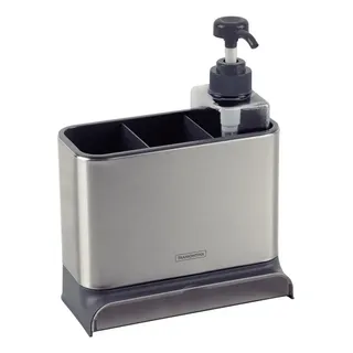 Suporte Para Pia Tramontina Plurale Aço Inox Organizador Cor Cinza-escuro