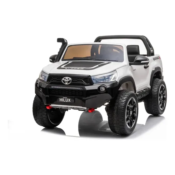 Carrinho Elétrico Infantil Good Mood Toyota Hilux 12v Cor Branco