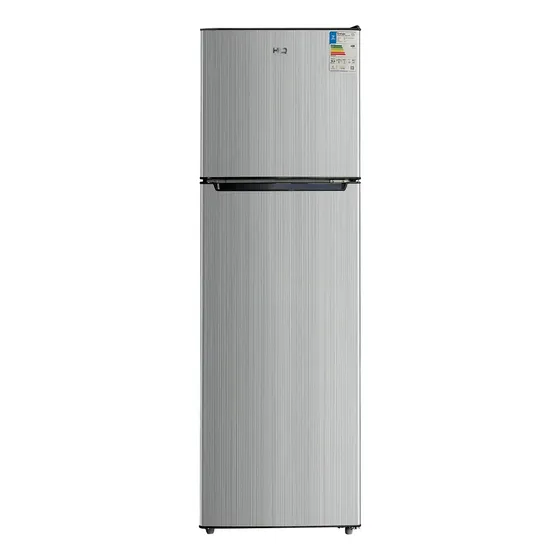 Geladeira refrigerador Hq defrost 290l cinza/preto Hq-290rdf