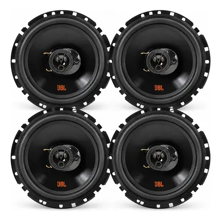 Kit Facil Jbl 4 Alto Falantes 6 6trfx55 Flex 4 220w Triaxial Cor Preto