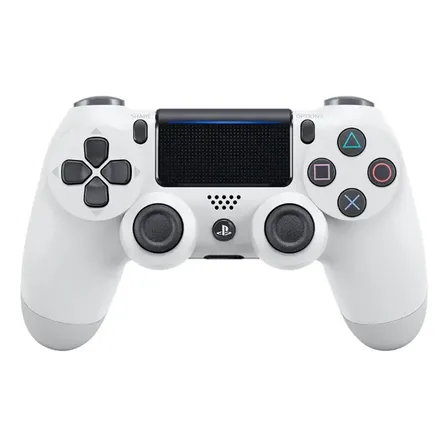 Joystick Ps4 sem fio Sony Dualshock 4 V2, cor branca