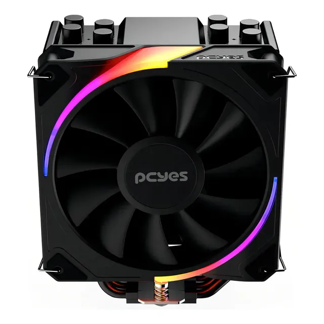 Cooler Para Processador Pcyes Frost Pulse Argb Black Vulcan Preto