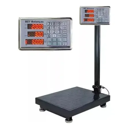Balança Comercial Digital 200KG Com Display LED