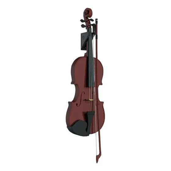 Suporte De Parede Para Violino Com Parafuso E Bucha