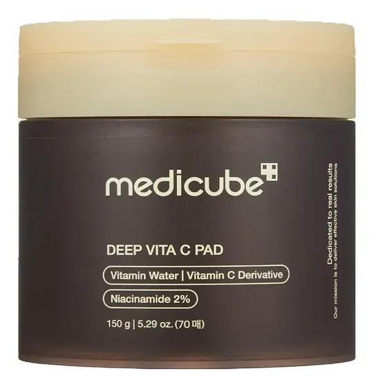 Medicube Deep Vita C Pad Niacinamide Vitamin Water Todo Tipo De Pele Rugas Firmeza