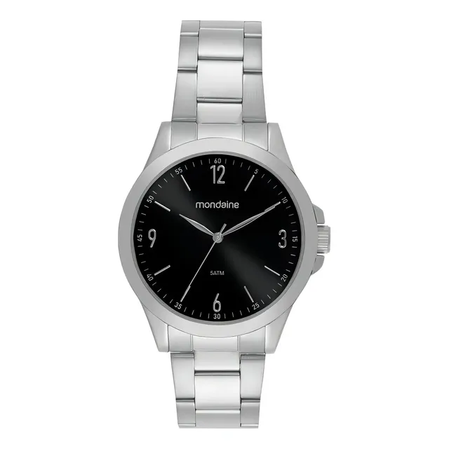 Relogio Mondaine Masculino Ref: 83515g0mvne3 Casual Prateado