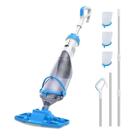 Aspirador De Piscina Automático Eurobombas Cleaner-3000 Bateria 18v Azul/cinza