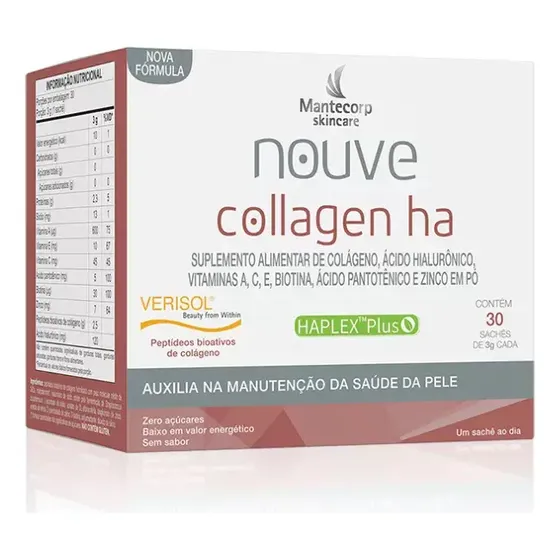 Suplemento Alimentar Mantecorp Skincare Nouve Collagen HA 30 sachê