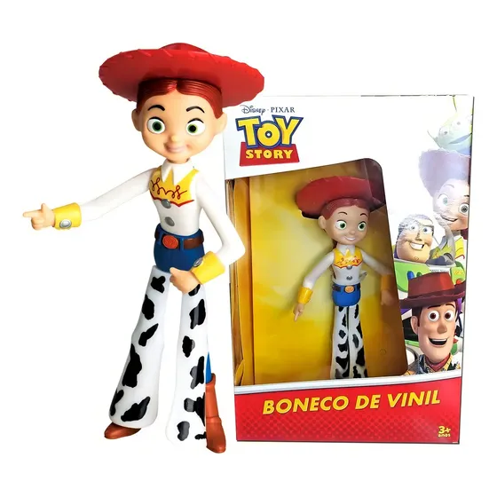 Boneco Jessie Toy Story Disney Vinil Articulado Brinquedo