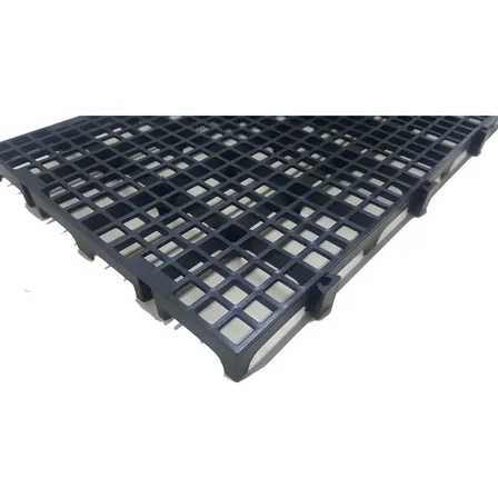 10 Pcs Pallet Estrado Plásticos Preto 25x50x2,5cm Piso Palete Plástico Modular