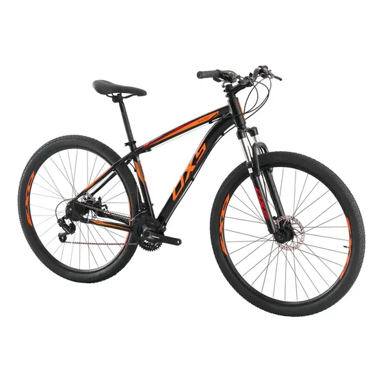 Bicicleta Aro 29 Oxs Glide 100 Shimano 2025 - Cor Preto/laranja Tamanho Do Quadro 19