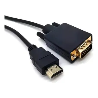 Cabo Adaptador HDMI para VGA 1.8m Conversor 1080p 4K Tomate
