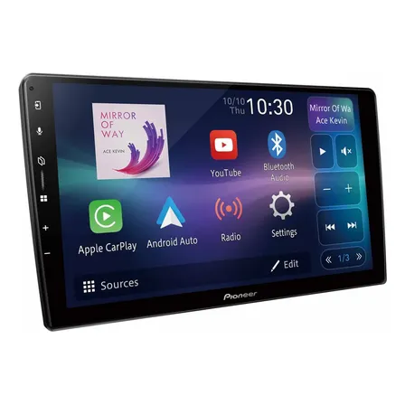 Rádio Pioneer Dmh-ap6650bt 9 Car Play Android Auto Web Link, Cor Preta Negro