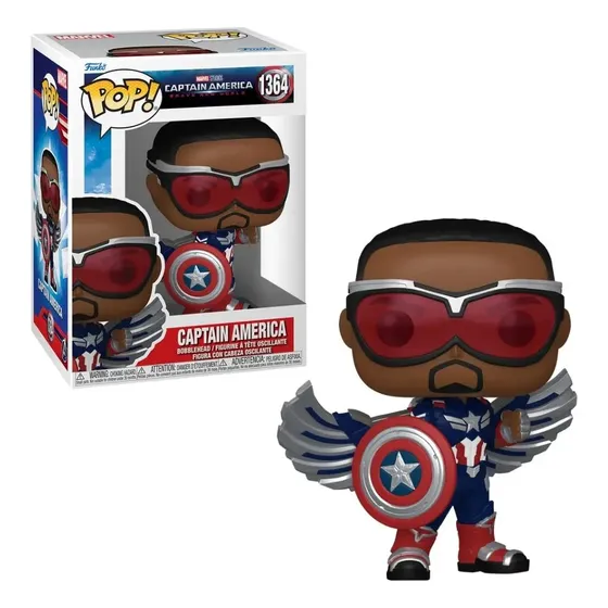 Boneco Funko Pop! Capitão América 4 - Capitão América (sam)