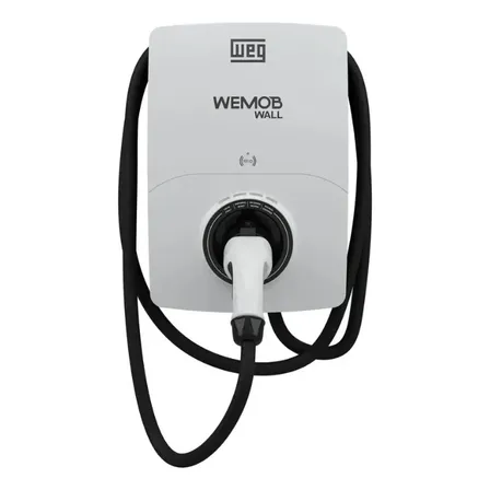 Estação De Recarga Carros Elétricos Weg Wemob Wall 7,68kw 100-220v