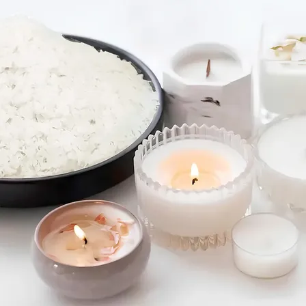 Cera de Coco em Escamas 2kg para Velas Artesanais e Cosméticos