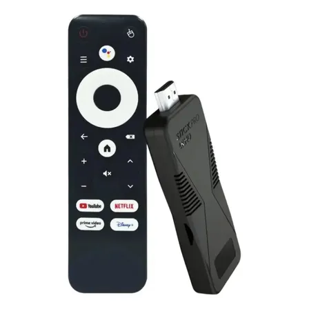 Tv Stickpro 4k Proeletronic Controle Por Voz Android Tv Preto De Voz