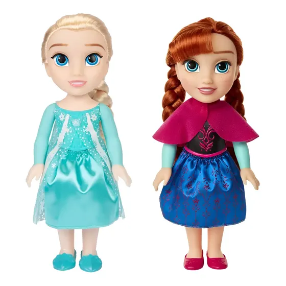 Kit Boneca Infantil Disney Frozen Elsa E Anna 38cm Multikids