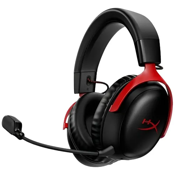Headset Gamer Hyperx Cloud Iii Wireless Preto/vermelho Preto