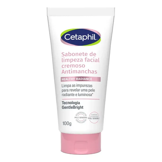 Cetaphil Healthy Radiance Sabonete De Limpeza Facial Cremoso Antimanchas 100g