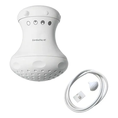 Ducha Gorducha 4 Temperaturas Branco Zagonel Potência 5450 W 127v 5.45 Kw