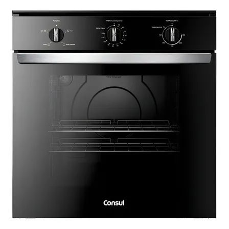 Forno De Embutir Elétrico Consul 84l Preto Com Grill - Cob84be 127v