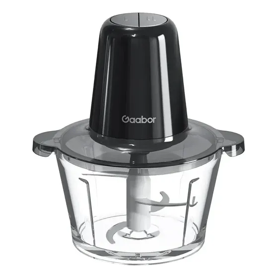Gaabor Processador 300w 2l Vidro 4 Lâminas Mg-15m02a Cor Preto 220v