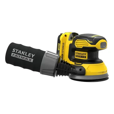 Lixadeira Roto Orbital Profissional Stanley Sem Fio 20v Scs220d1s-br Amarelo