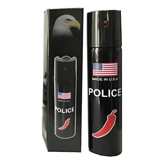 Spray Pimenta Police Super Forte 110ml Cor Preto