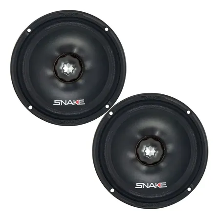 Par Alto Falante Snake Esv220 220w Rms 4 Ohms 6 Polegadas Preto