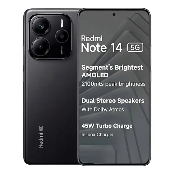 Xiaomi Redmi Note 14 5g 256 Gb Dual Sim 8 Gb Cor Preto