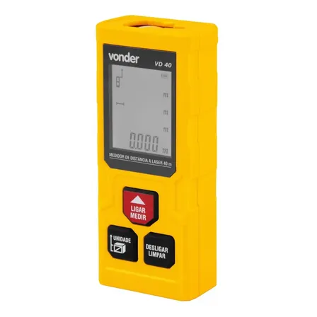 Medidor De Distância A Laser 0,05m A 40m Vd 40 Vonder