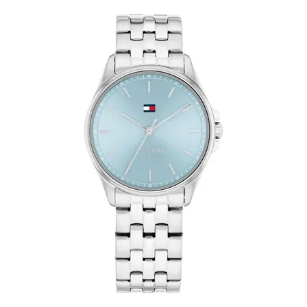 Tommy Hilfiger 1782771 Feminino Adultos (cód: 48559380) Prateado Azul-claro