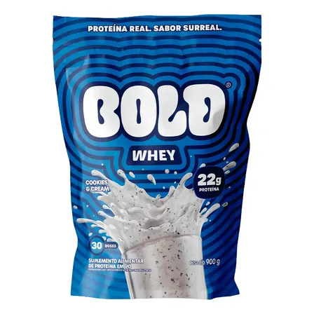 Whey Protein Bold Sabor Cookies & Cream 900g