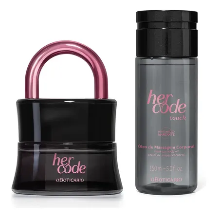 Her Code Touch: Eau De Parfum 50ml + Creme Em Óleo Corporal 200ml