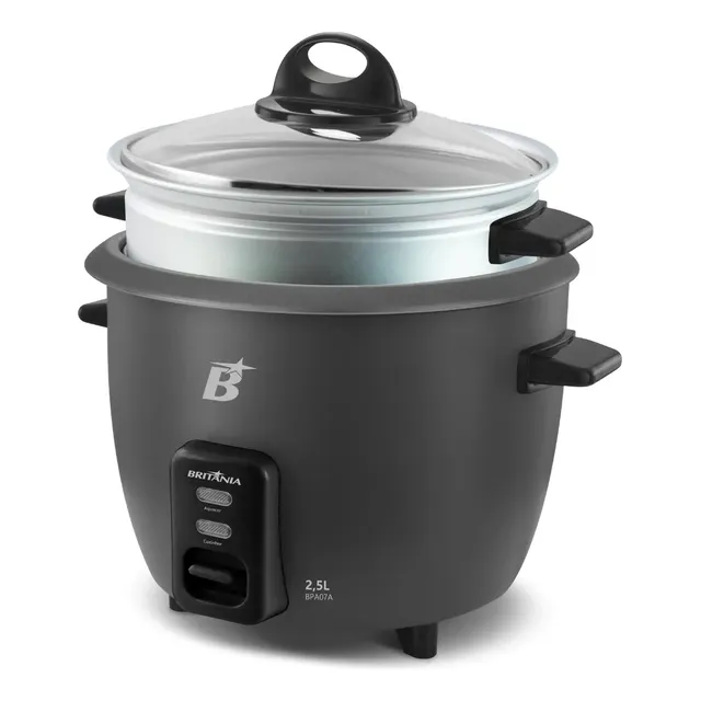 Panela elétrica multifuncional britânia Bpa07 500w Preto 60 220v