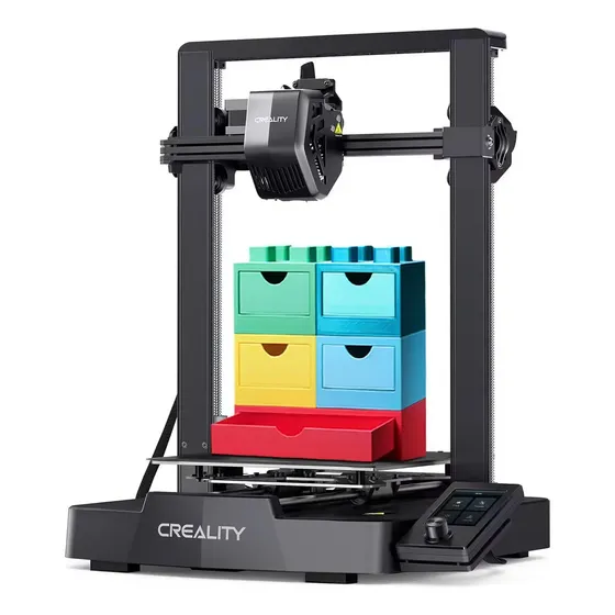 Impressora 3D Creality Ender 3 V3 SE, velocidade de impressão 250 mm/s mais rápida, nivelamento automático CR Touch, extrusora direta Sprite, carregamento automático de filamento de eixo Z duplo