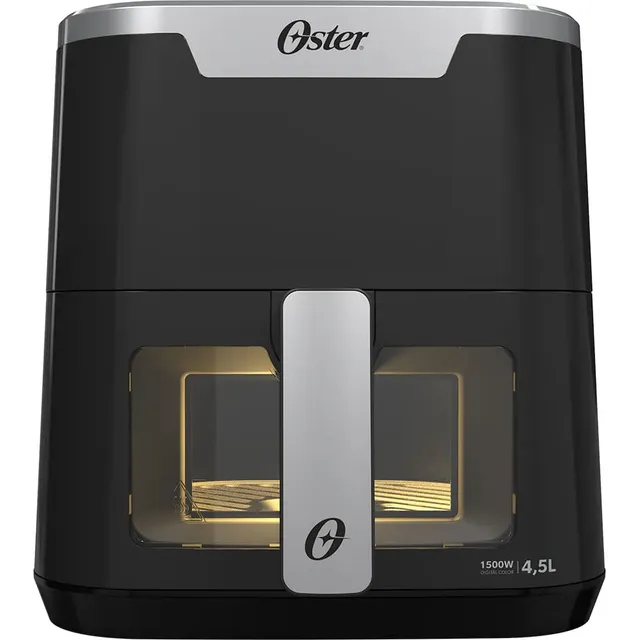 Fritadeira Digital Touch Oster 4,5l Com Visor Transparente Preto 220v